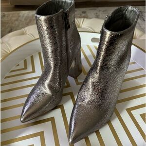 Metallic Boots Size 6 Shu Shop